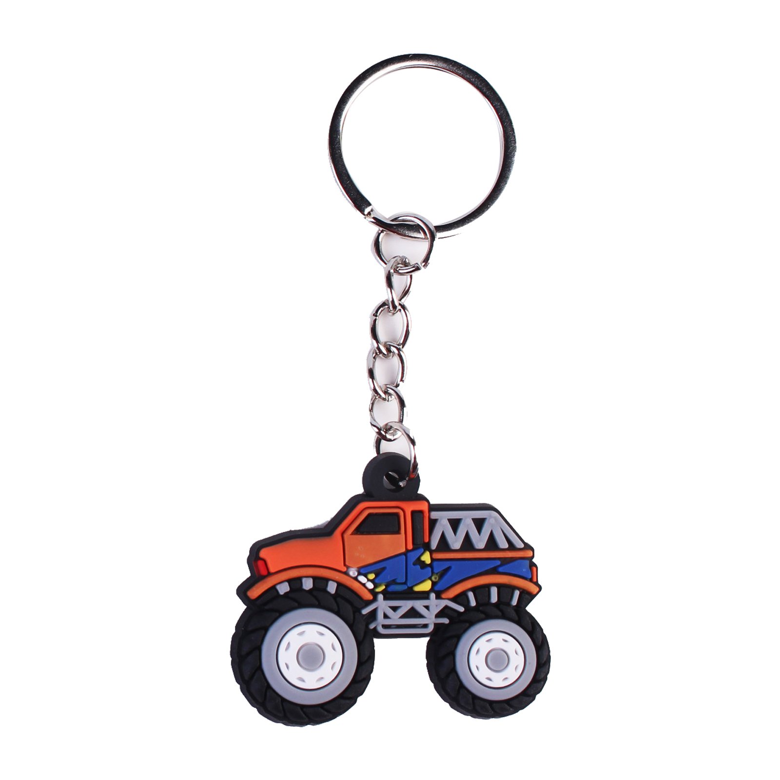2024 Promotional Wholesale 2D PVC Custom Creative New Arrival Variety Mountaineering Car Sedan Key Chains Rings Gifts for Kids