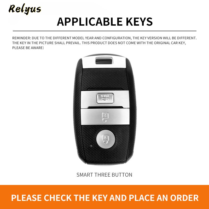 Zinc Alloy Car Remote Key Case for Kia Picanto Sportage 2017 2020 RIO 3 Cerato 4 Soul K5 Ceed Optima Seltos Sorento Accessories