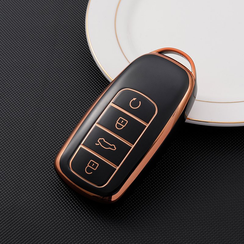 Auto TPU Car Smart 4Button Key Case Cover Shell Bag Keychain For Chery Tiggo 8 Pro Tiggo 8plus New 5 plus 7pro