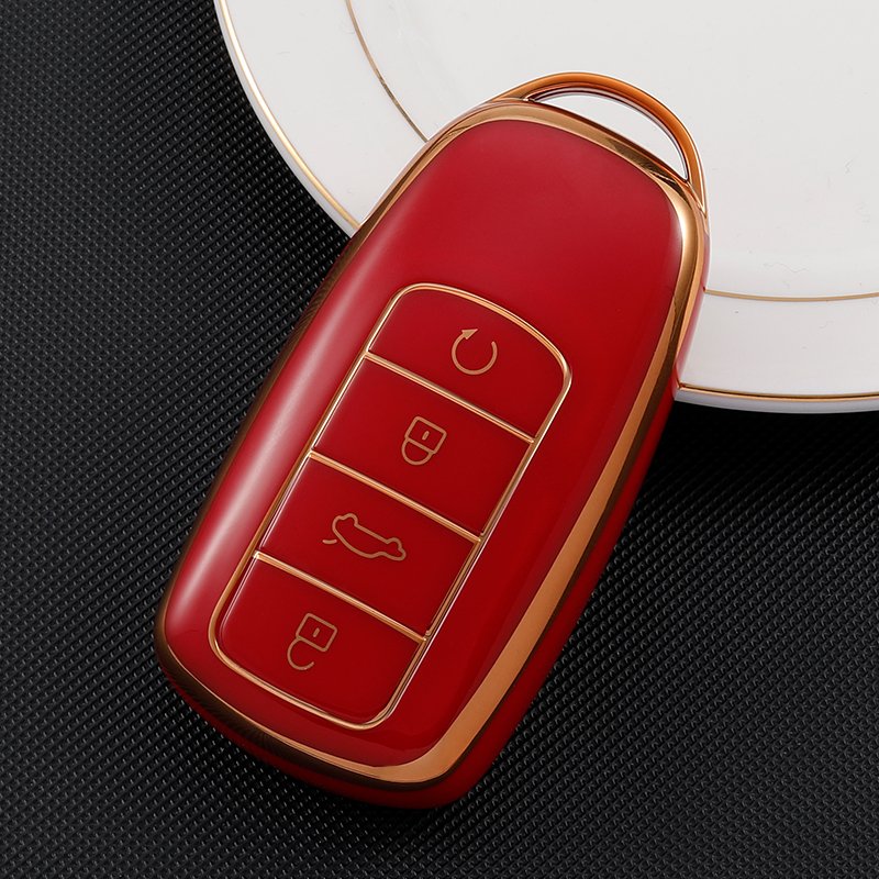 Auto TPU Car Smart 4Button Key Case Cover Shell Bag Keychain For Chery Tiggo 8 Pro Tiggo 8plus New 5 plus 7pro