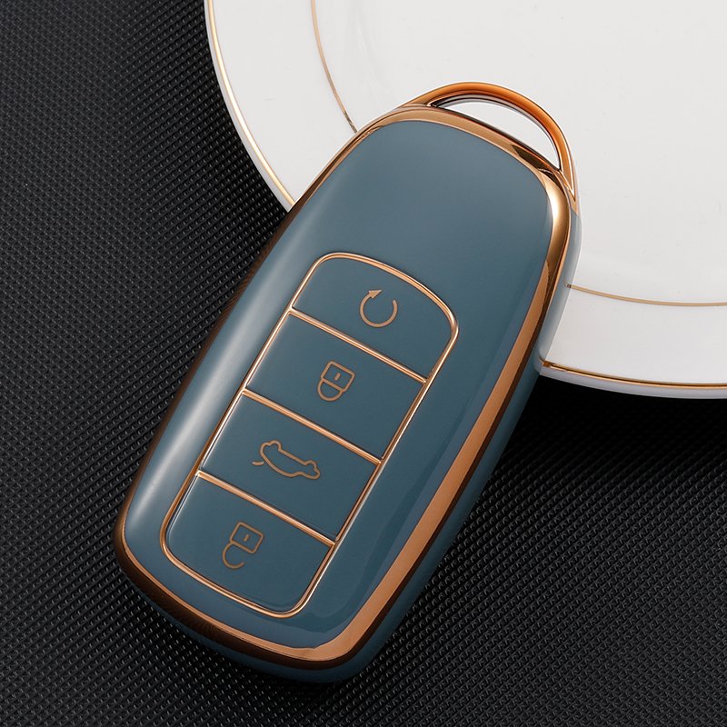 Auto TPU Car Smart 4Button Key Case Cover Shell Bag Keychain For Chery Tiggo 8 Pro Tiggo 8plus New 5 plus 7pro