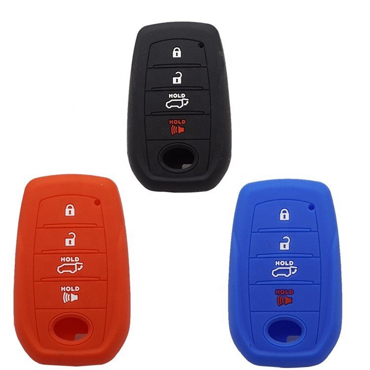For Smart Case Toyota Hilux Custom Remote Soft Silicone Key Case New Product Golden Supplier Car Key Cover Cute