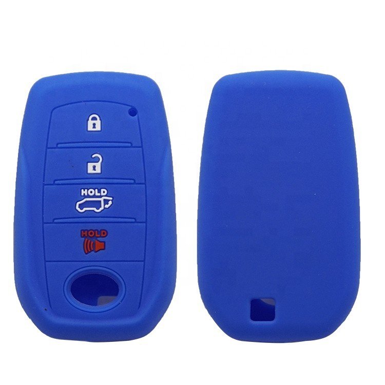 For Smart Case Toyota Hilux Custom Remote Soft Silicone Key Case New Product Golden Supplier Car Key Cover Cute