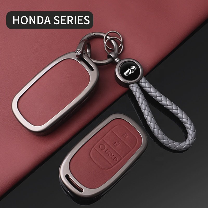 Colorful Custom Zinc Alloy Car Key Cover Durable Car Key Fob Cover Case for Honda