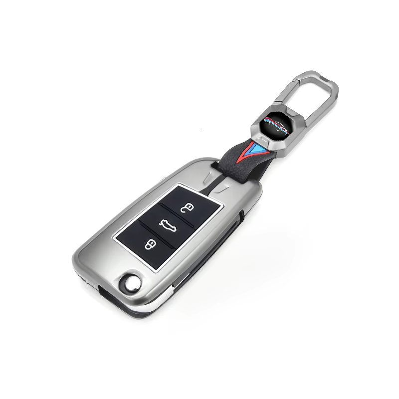glow in the dark Zinc alloy metal silicone car key case for Volkswagen Bora Sagitar Tiguan Santana Passat Car key Accessories