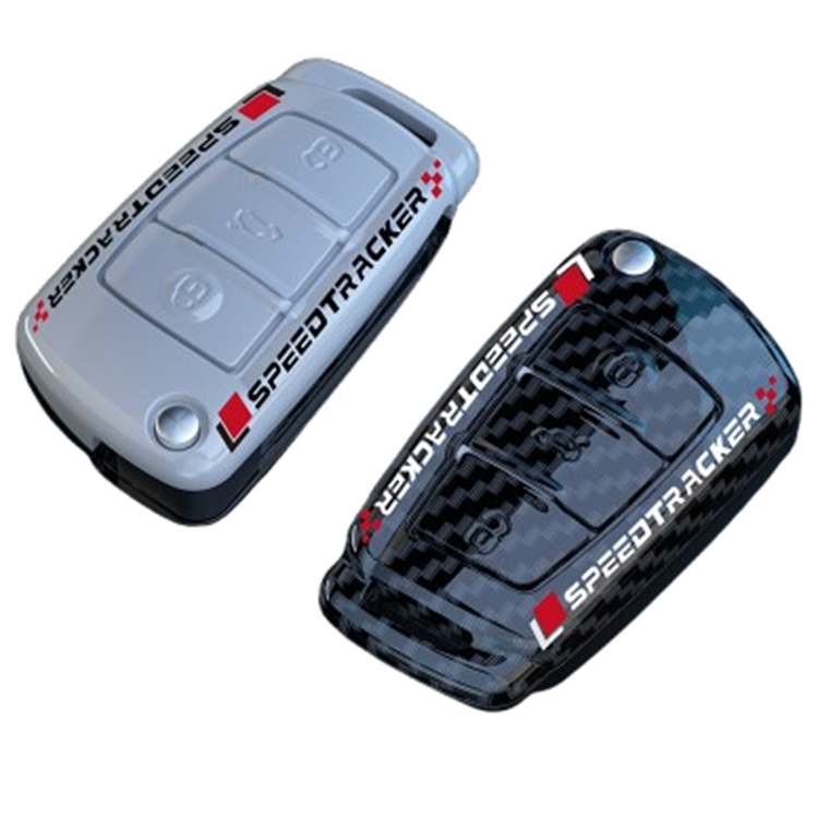 Carbon Fiber ABS Car Key Case Cover Car Holder Shell Remote Cover Car-styling Accessories For Audi A1 A3 A4 A5 Q7 A6 C5 C6