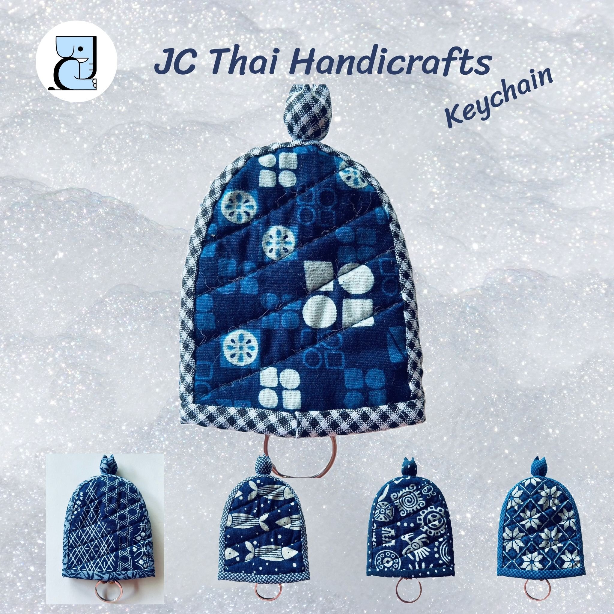 Handmade New Year Christmas Fashion Car Keyring Holder Accessories Souvenirs Promotional Gifts Novelty gifts Gift