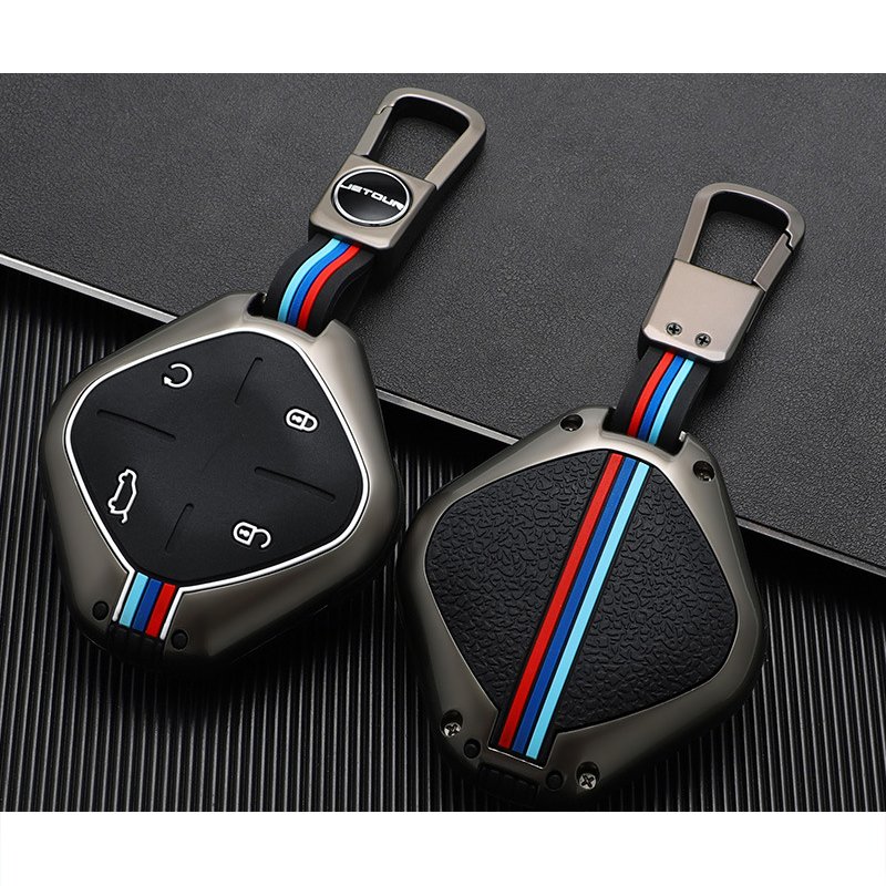 Car Key Case Cover Key Shell Protection for jetour dashing 2022-2024 dasheng plus protection keychain accessories kit modify