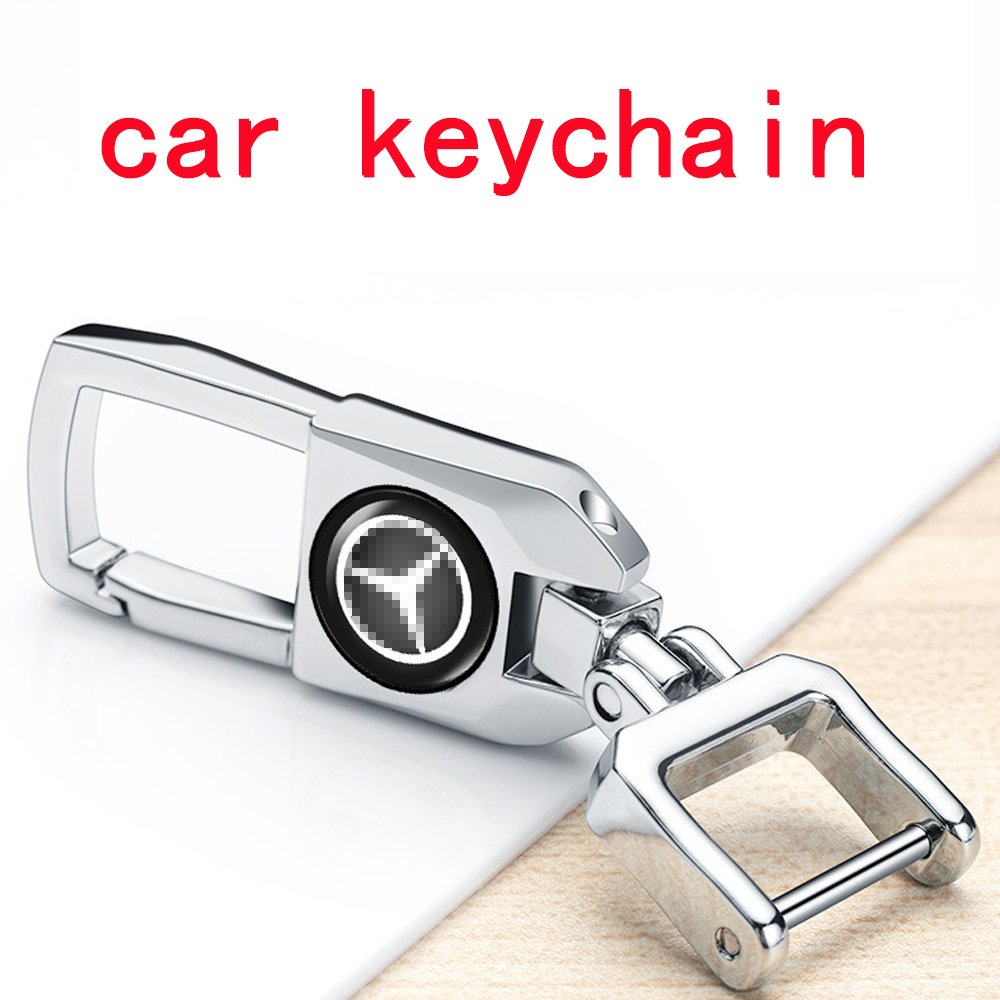 Wholesale versatile luxury car key accessories keychains with rotatable keychains and custom logos