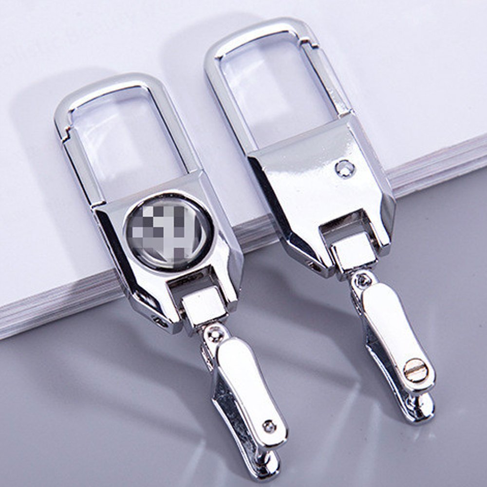 Wholesale versatile luxury car key accessories keychains with rotatable keychains and custom logos