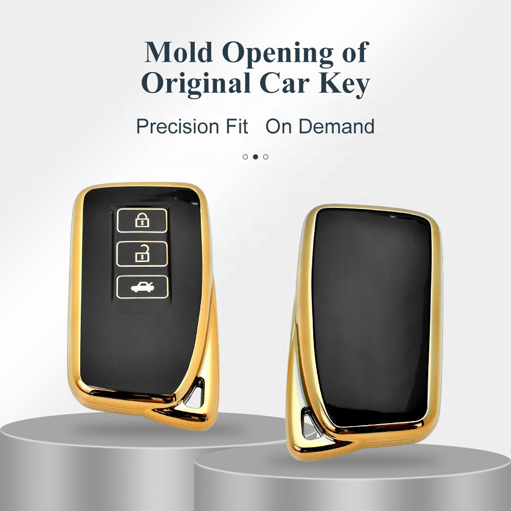 Car Key Cover Case Shell Fob For Lexus 3 Button TPU Key Cover Car Key Cover Case Shell Fob For LEXUS