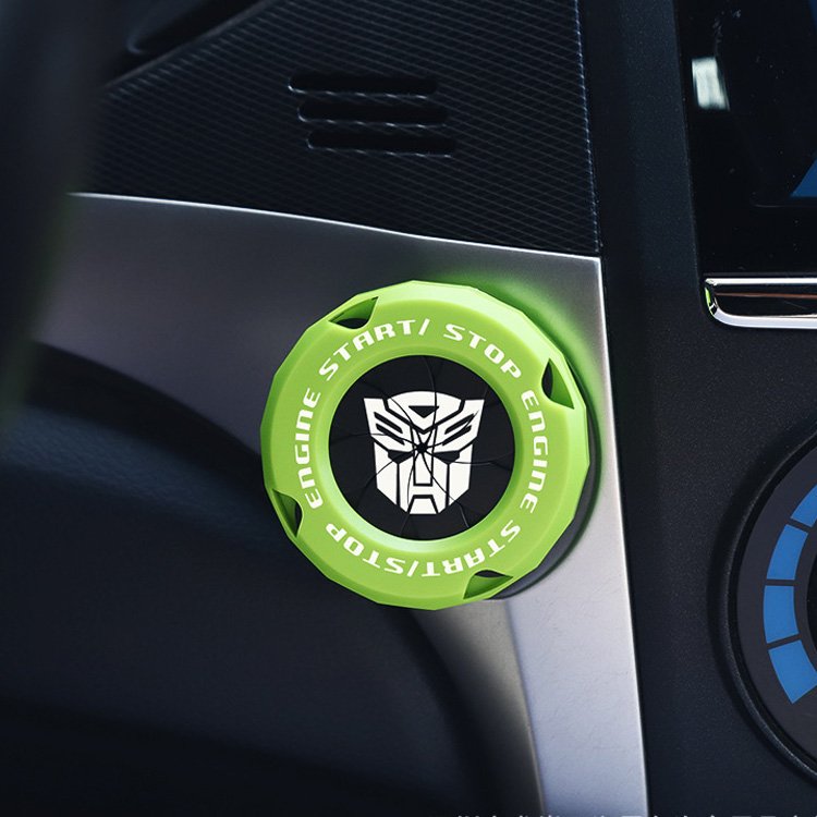 Transformers Universal Car Engine Start Button Cover Car Accessories Motorcycle Ignition Key Switch Cover