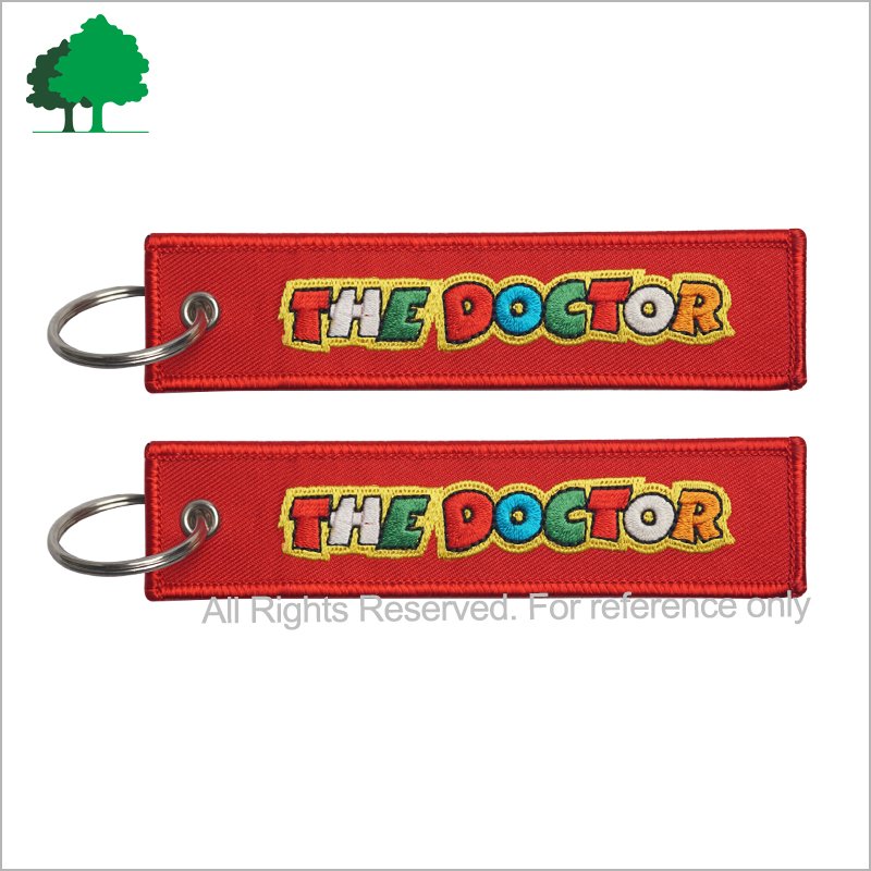 Customization Embroidery Key chain Key Tags With High Quality