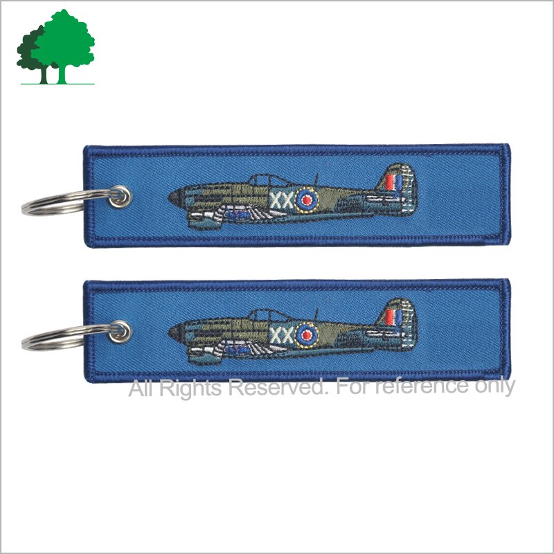 Customization Embroidery Key chain Key Tags With High Quality
