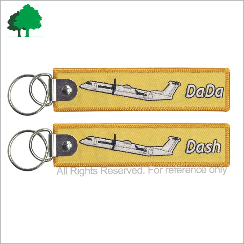 Customization Embroidery Key chain Key Tags With High Quality