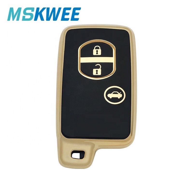 TPU Car Remote Key Case Cover For Toyota 2 3 4 Buttons Car Key Case Cover Remote Key Shell Holder Protector Car Accessories