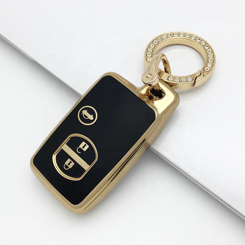 TPU Car Remote Key Case Cover For Toyota 2 3 4 Buttons Car Key Case Cover Remote Key Shell Holder Protector Car Accessories