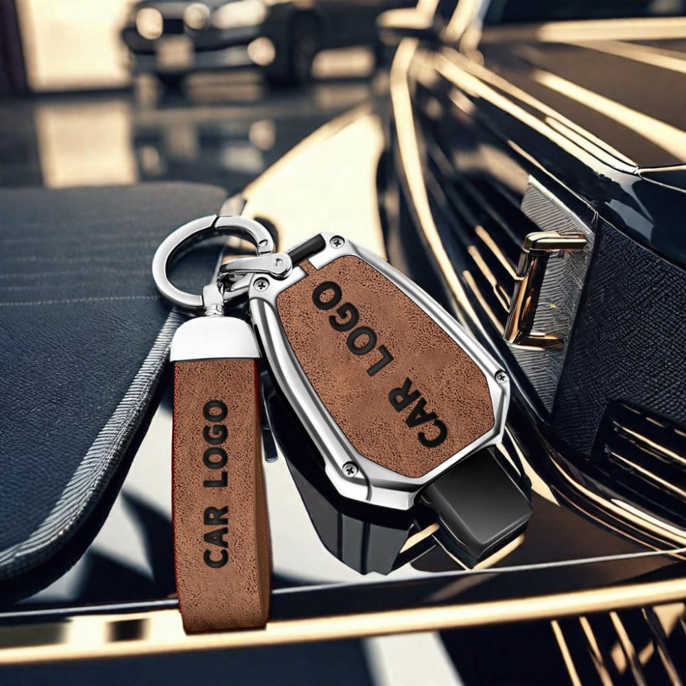 Zinc Alloy Leather TPU Car Key Cover For Mercedes Benz A B C S Class AMG GLA CLA GLC W176 W221 W204 W205