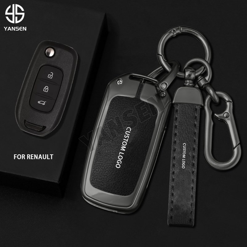 Key Case Cover Keychain Car Styling Accessories For Renault Kadjar Captur Symbol Koleos Megane