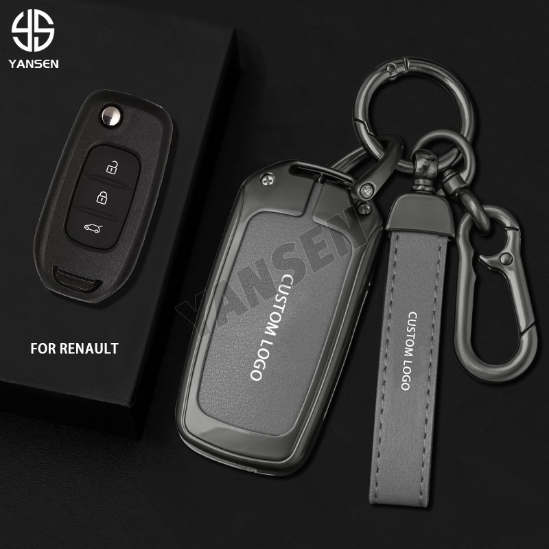 Key Case Cover Keychain Car Styling Accessories For Renault Kadjar Captur Symbol Koleos Megane