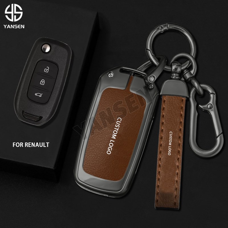Key Case Cover Keychain Car Styling Accessories For Renault Kadjar Captur Symbol Koleos Megane