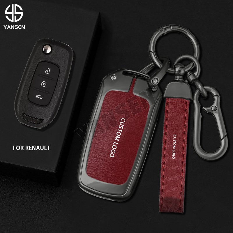 Key Case Cover Keychain Car Styling Accessories For Renault Kadjar Captur Symbol Koleos Megane