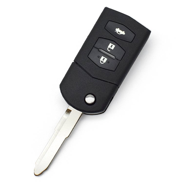 Topbest Original style 3 buttons flip car key for Vehicle Keys mazda key