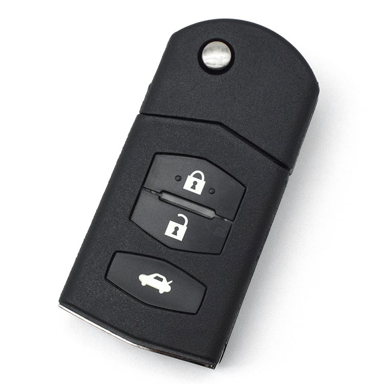 Topbest Original style 3 buttons flip car key for Vehicle Keys mazda key