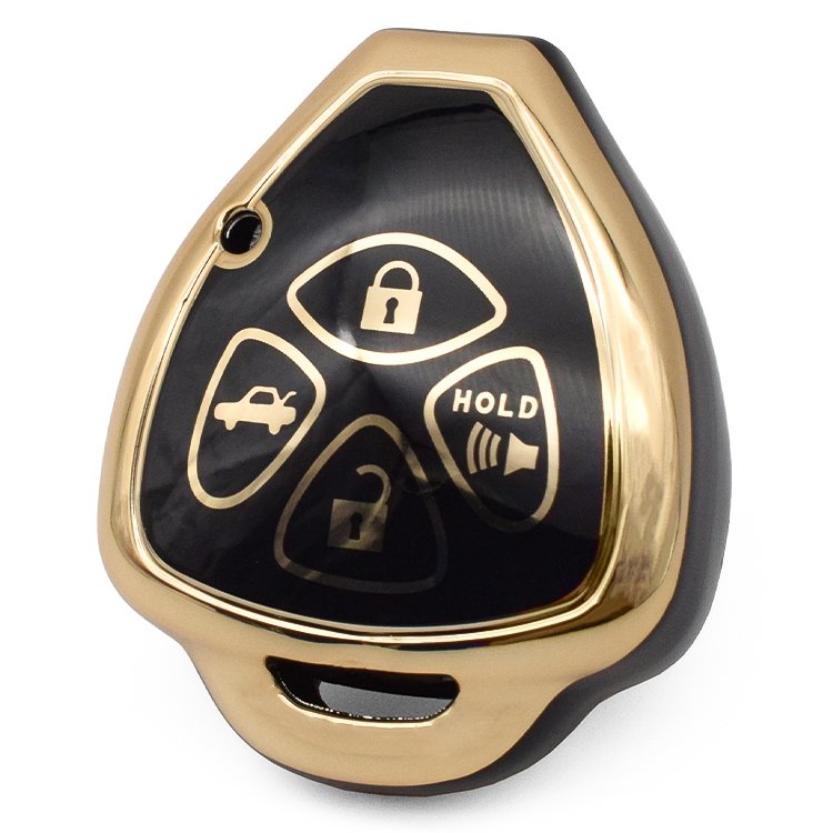 Fashion 4 Buttons TPU Car Key Case Cover Shell Fob Key Protector For T-oyota C-orolla C-amry Car Key Accessories