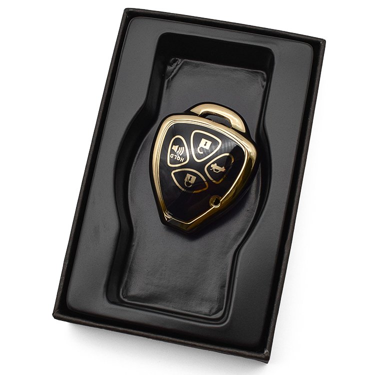 Fashion 4 Buttons TPU Car Key Case Cover Shell Fob Key Protector For T-oyota C-orolla C-amry Car Key Accessories