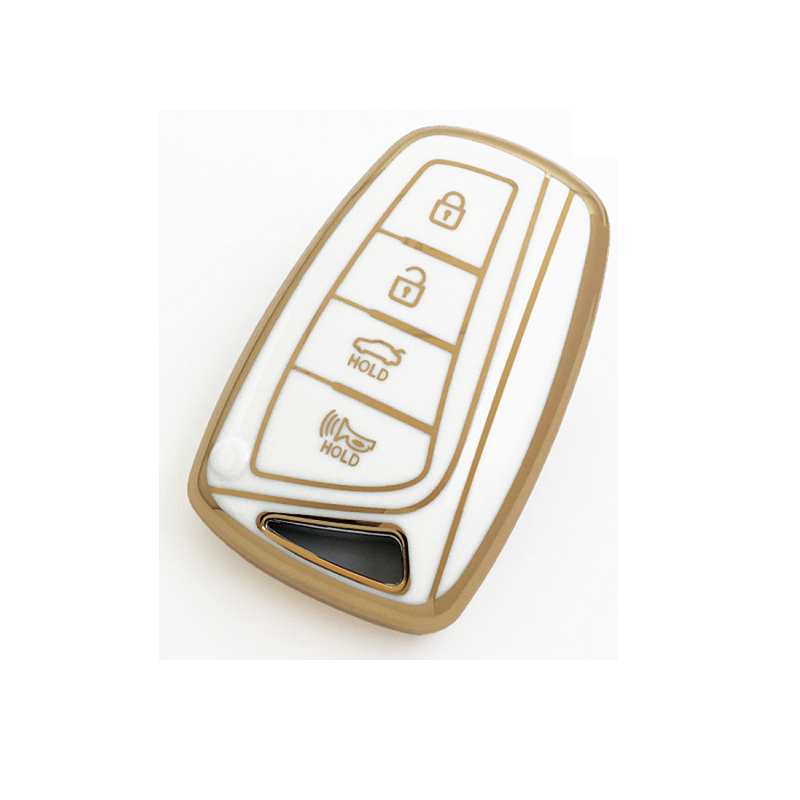 Car Accessories Key Holder case for Hyundai 4 buttons IX45 Sumida TPU CAR Key cover holder pouch accessory Fob cover