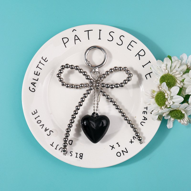 New multi-color resin creative handmade beaded key chain decoration pendant car key decoration