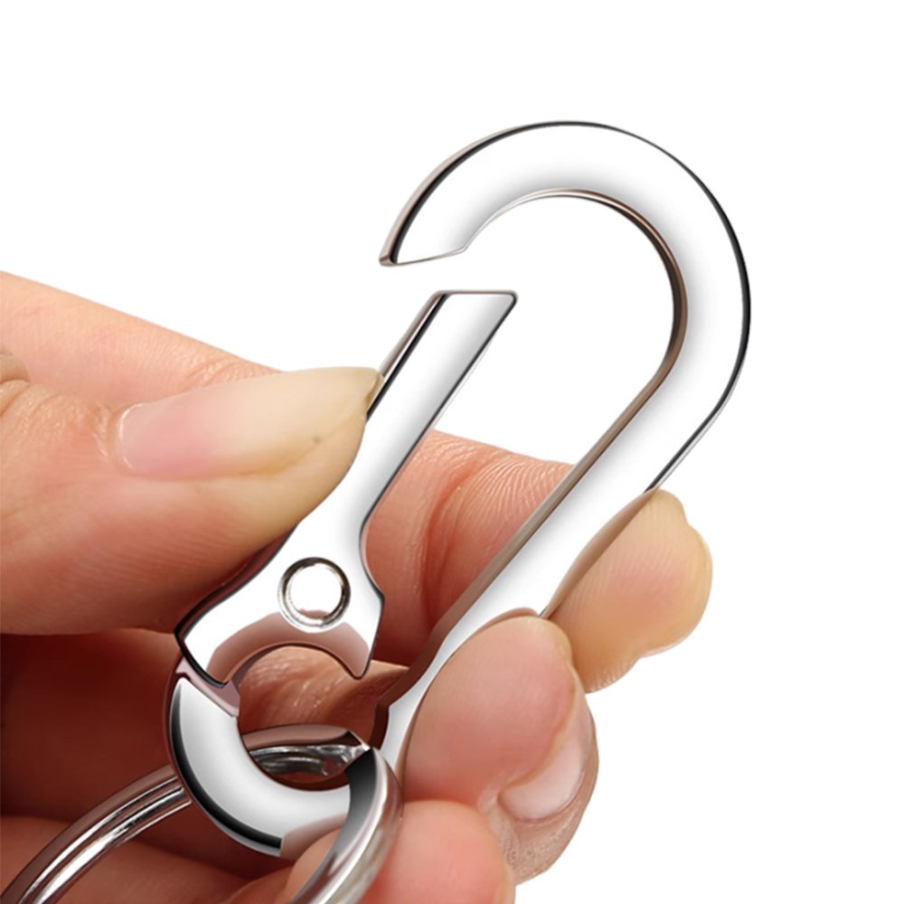 Promotional Waist Hanging Key Chain Unisex Creative Car Pendant Metal Key Ring Simple Custom Logo Metal Keychain For Gift
