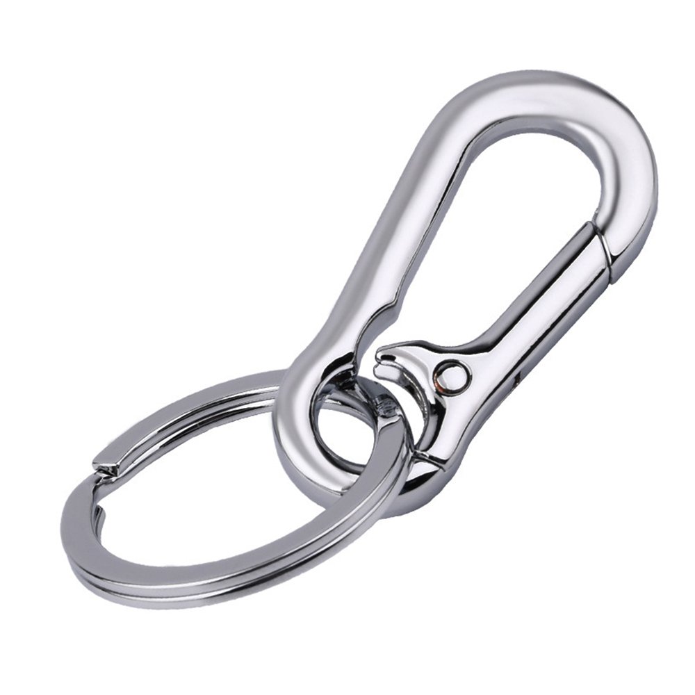 Promotional Waist Hanging Key Chain Unisex Creative Car Pendant Metal Key Ring Simple Custom Logo Metal Keychain For Gift