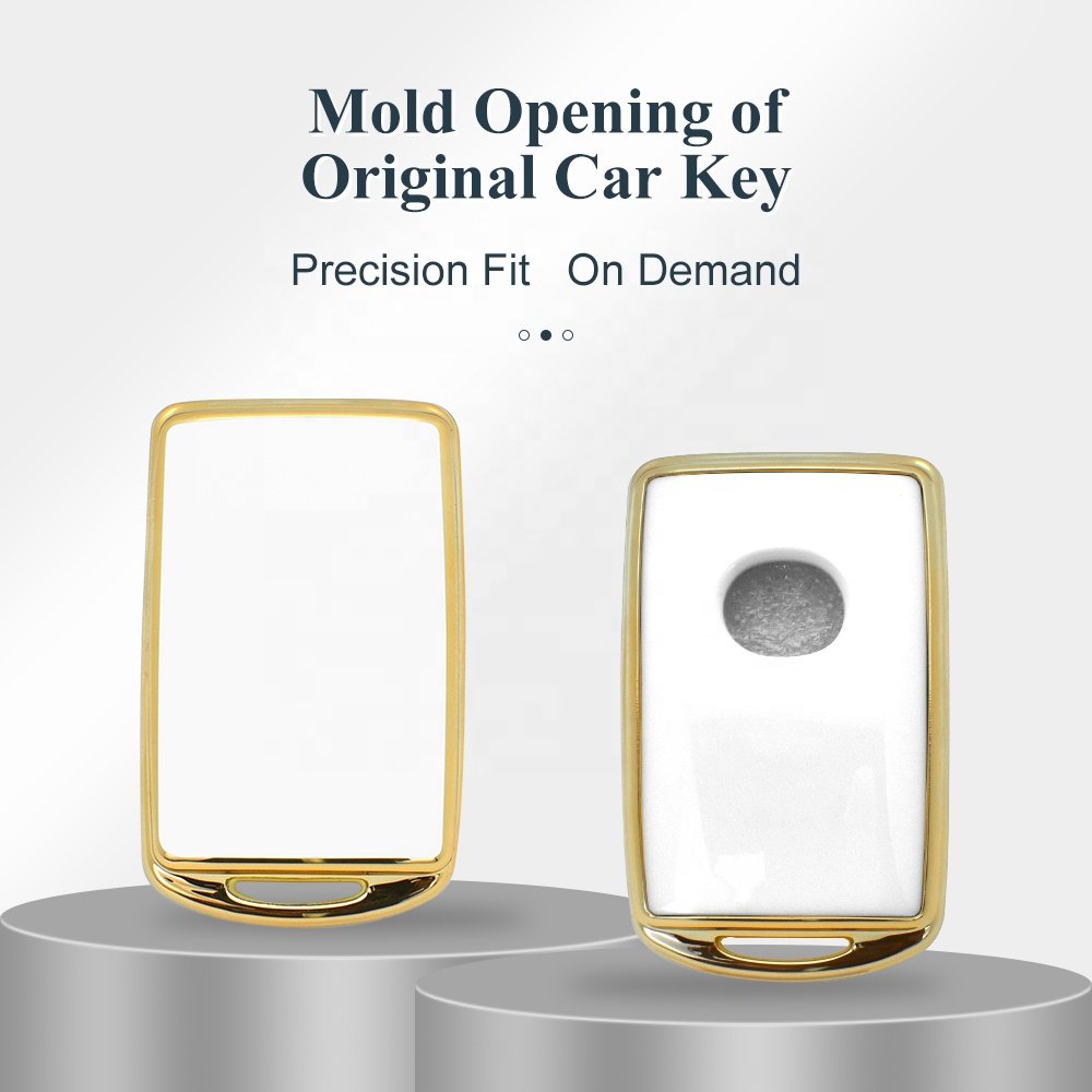 High Quality Wholesale Price With Key Chain Gold TPU Car Key Cover