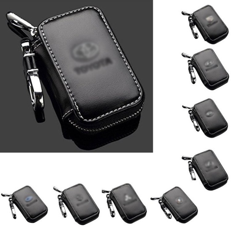 New arrival leather universal promotional gift car brand keys holder case