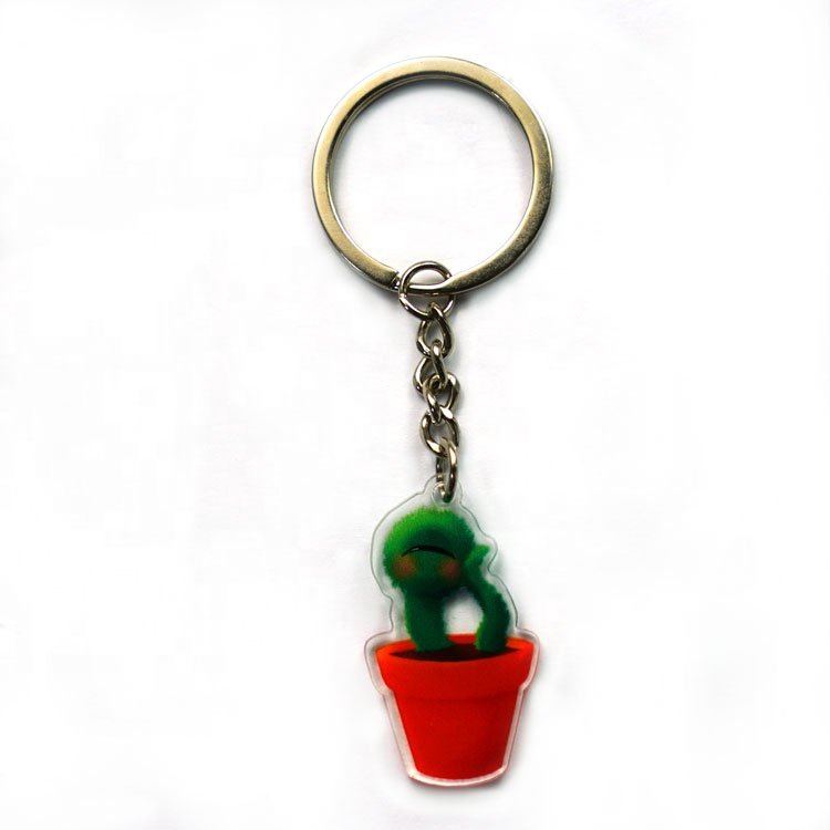 Customized Anime Charm Beads Flat Back Charms Sublimation Wholesale Keychain Epoxy Car Brand Acrylic Keychains