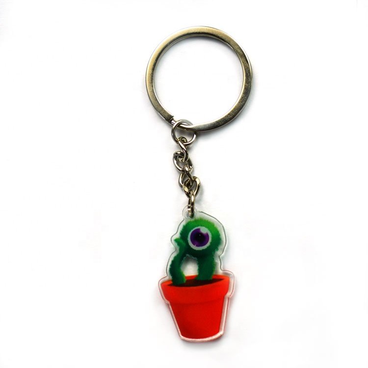 Customized Anime Charm Beads Flat Back Charms Sublimation Wholesale Keychain Epoxy Car Brand Acrylic Keychains