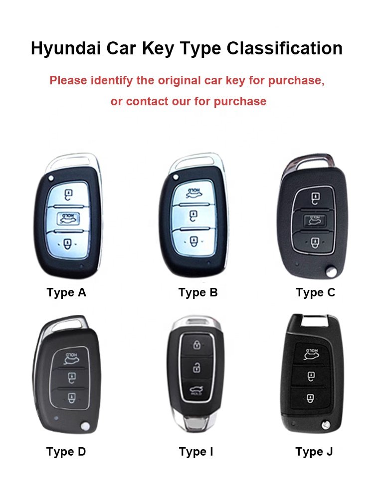 Elegant sublimation tpu leather car key case cover for Hyundai Mistra ix25 ix35 Elantra Verna Mufasa Santafe Lafesta