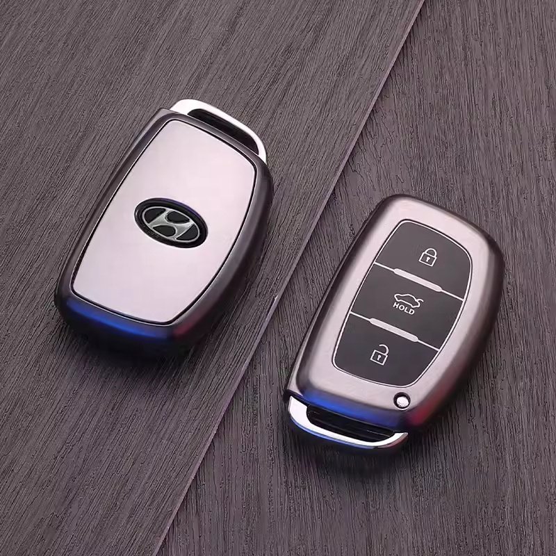 Elegant sublimation tpu leather car key case cover for Hyundai Mistra ix25 ix35 Elantra Verna Mufasa Santafe Lafesta