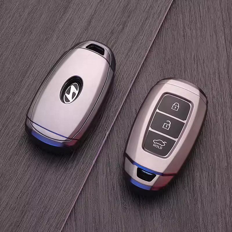 Elegant sublimation tpu leather car key case cover for Hyundai Mistra ix25 ix35 Elantra Verna Mufasa Santafe Lafesta