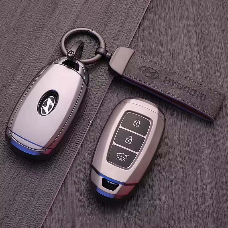 Elegant sublimation tpu leather car key case cover for Hyundai Mistra ix25 ix35 Elantra Verna Mufasa Santafe Lafesta