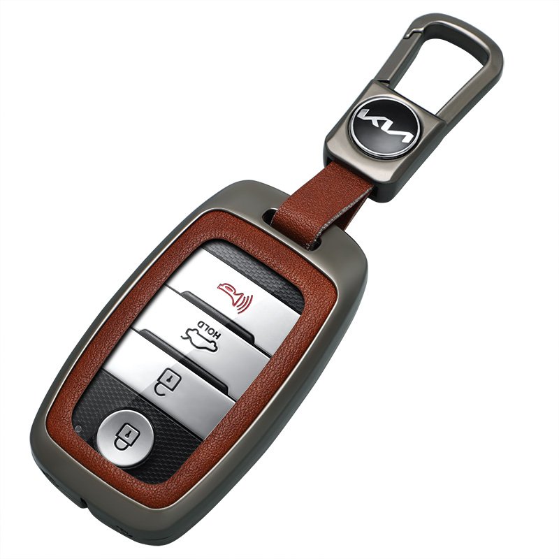Car Accessories 2022 zinc Alloy Rubber Silicone Car Key Cover Protector for K-ia Smart key