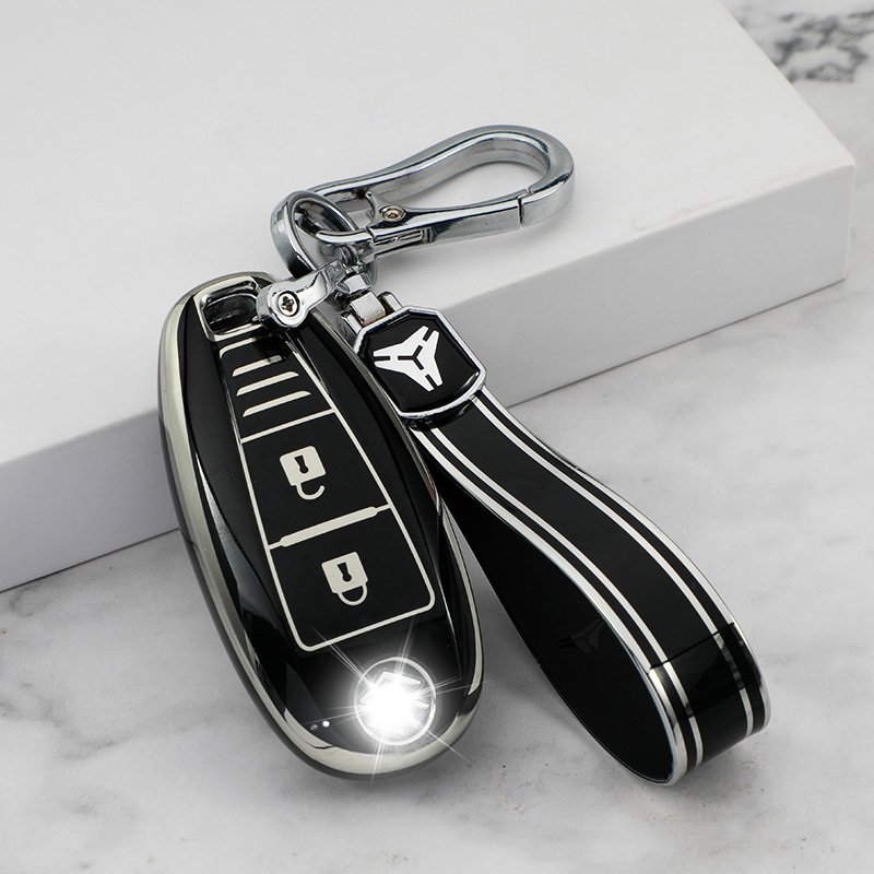 Sliver-Edge 3 Button Smart Key Cover for Suzuki Swift Kizashi SX4 Vitara Jimny Accessories Keyless Key Case