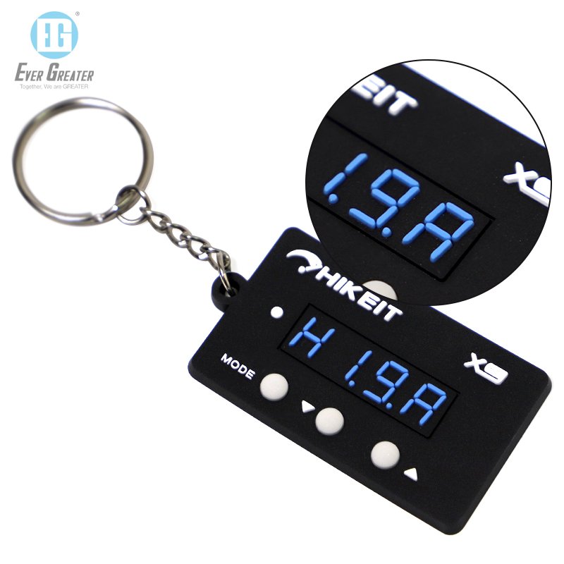 Custom Soft PVC Customise Keychain Key Chain / Soft Rubber Keychains / Silicone Keyring 2D/3D Rubber Pvc Keychain With Your Logo