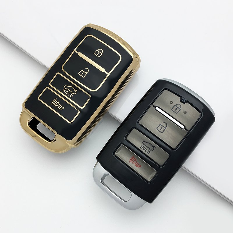 Fashion Car Key Wallet Case Cover Wholesale Soft TPU Car Remote Key Case Cover Fob for Kia