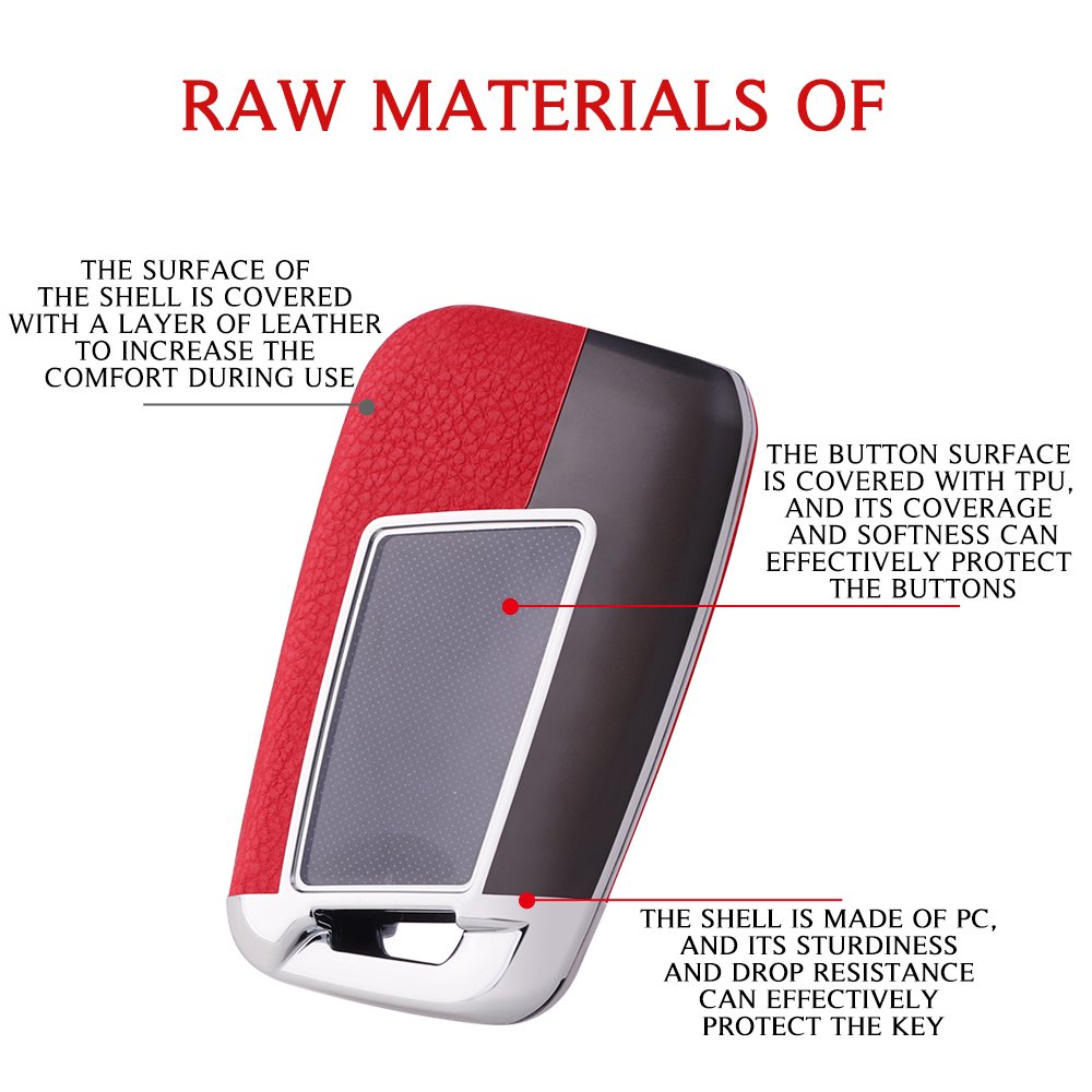 For Volkswagen Key Fob Cover 3/4 button key shell fit for Volkswagen magotan / Passat key cover