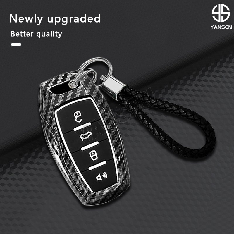 ABS Carbon fiber Remote Car Key For Great Wall Haval Havor Coupe H6 H7 H8 New Harvard Beast Cool Dog