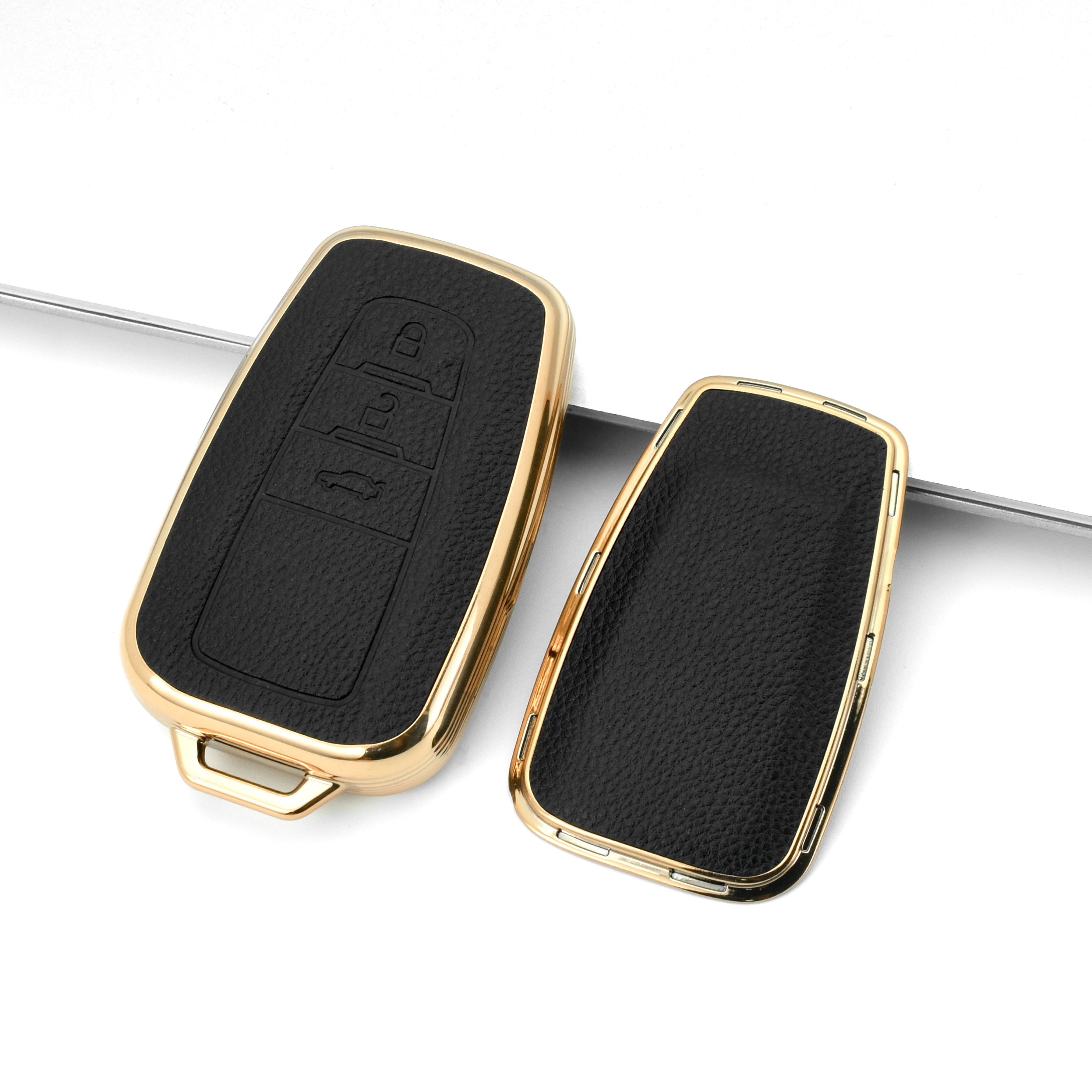 Flip Fob For Gold Case Toyota Priu Interior For Toyota Prius 2004 To 2010 Toyota Land Cruiser Sahara Remote TPU Car Key Cover