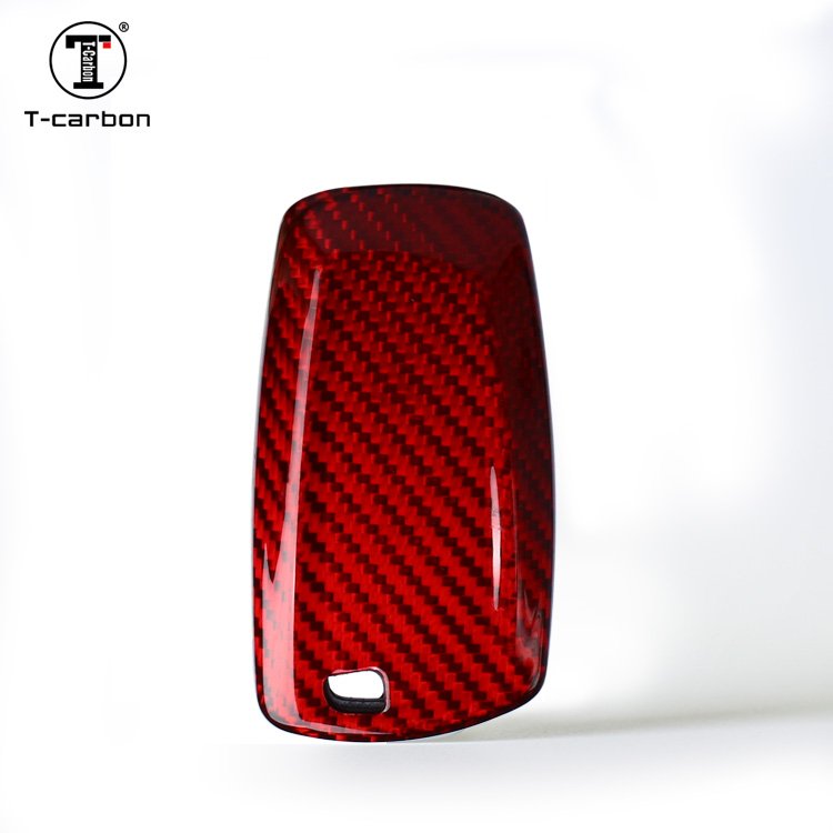 T-carbon glass Fiber cover car key fob case For BMW Car Key Cover Car Interior Accessories